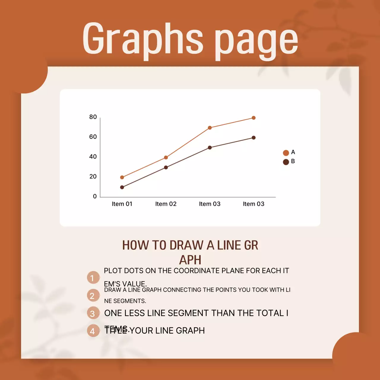 Guia de modelo simples laranja Instagram Carousel