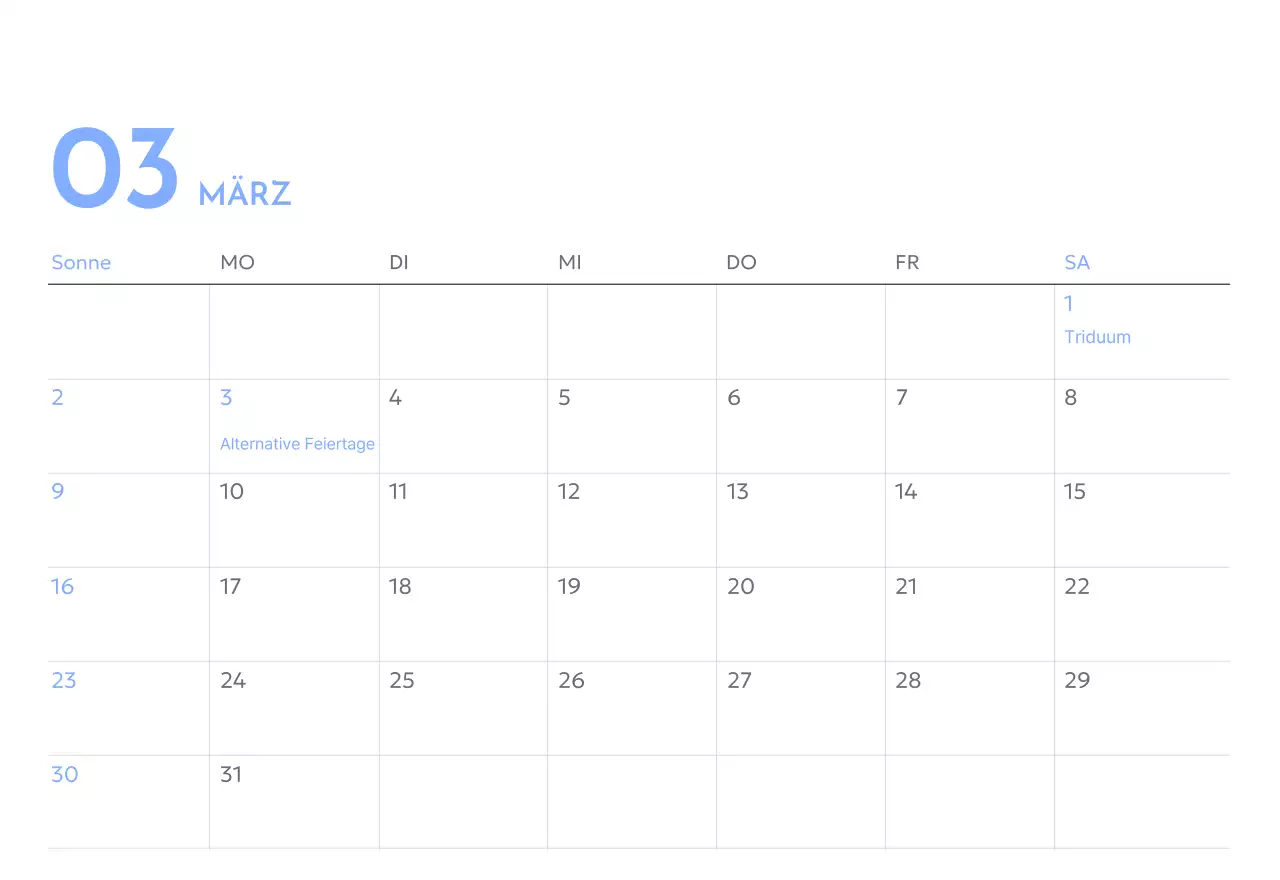 Foto-Zielverfolgungskalender mit einem Hauch von Blau