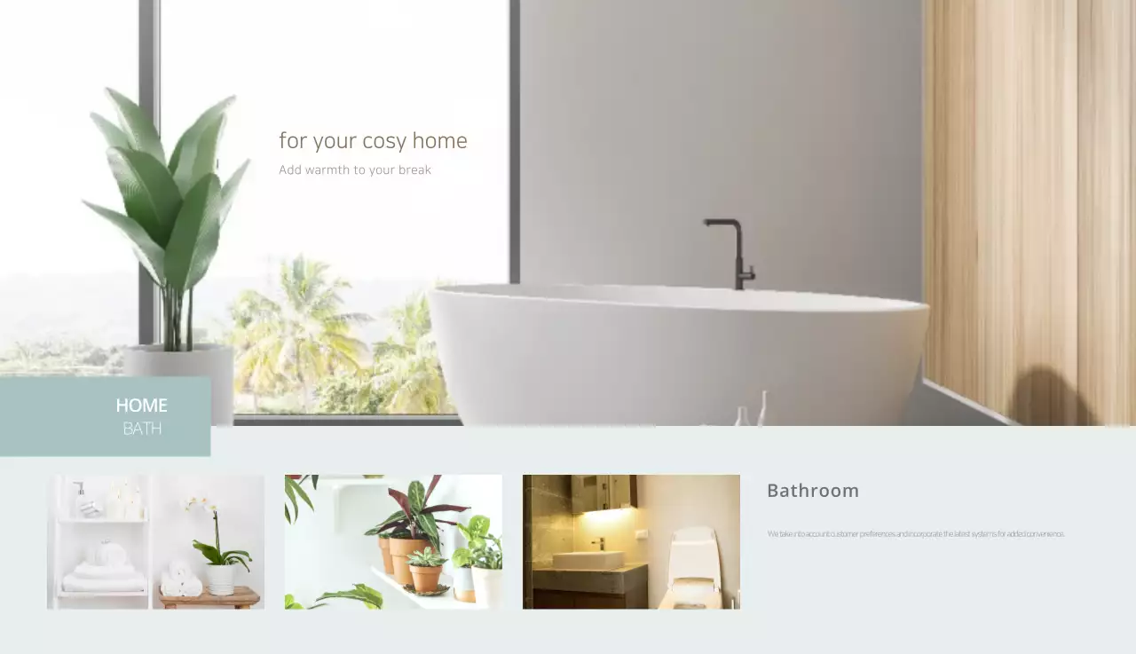 Kalender interior minimalis berwarna krem