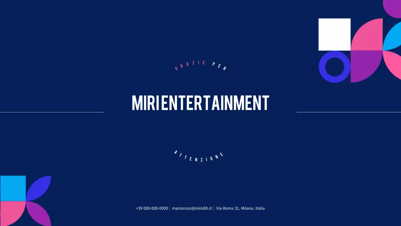 Pubblicità musicale moderna blu navy