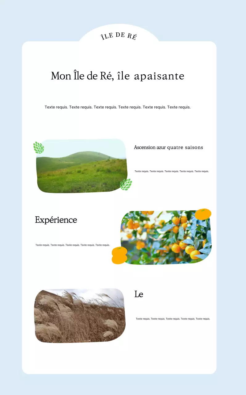 Guide de voyage simple