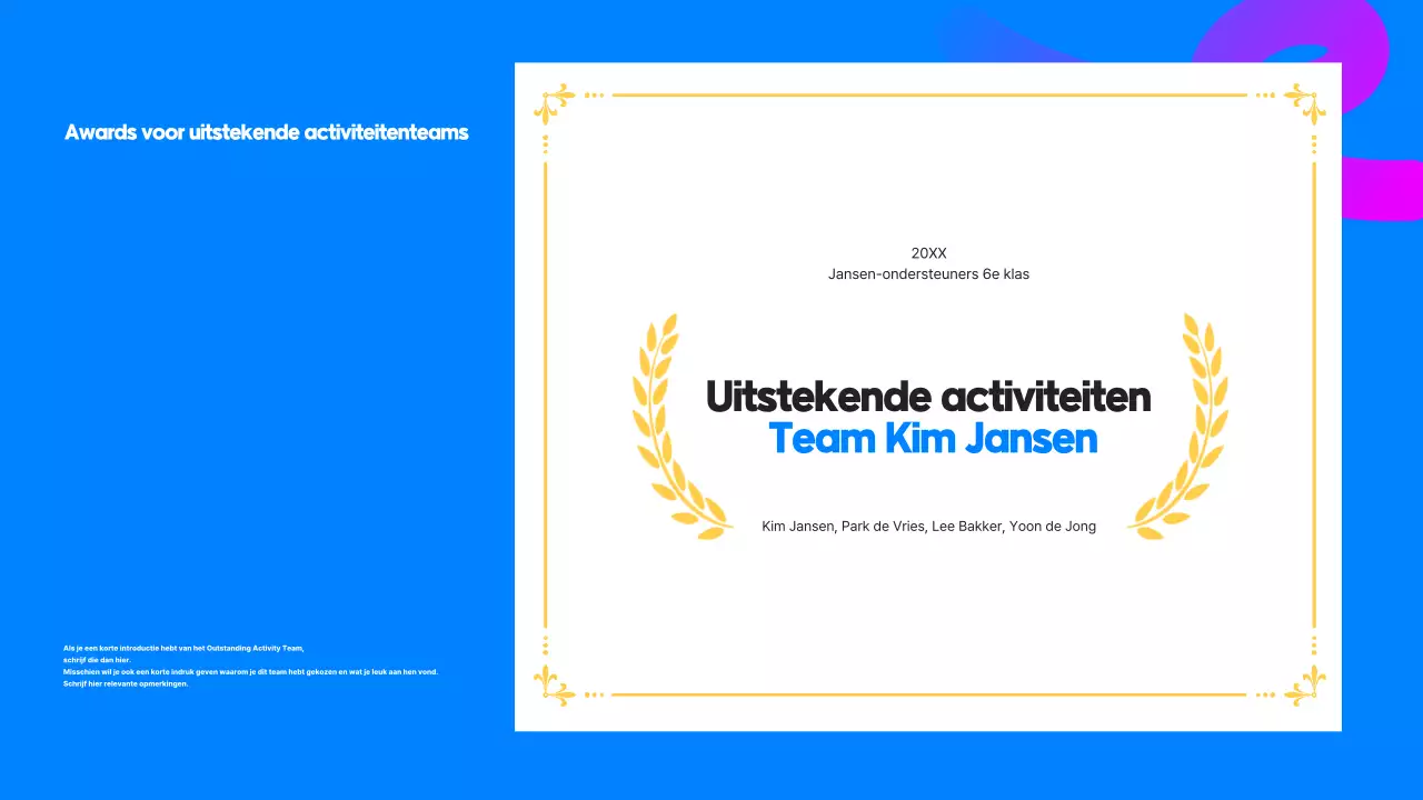 Het Blue Simple Supporters-rapport analyseren