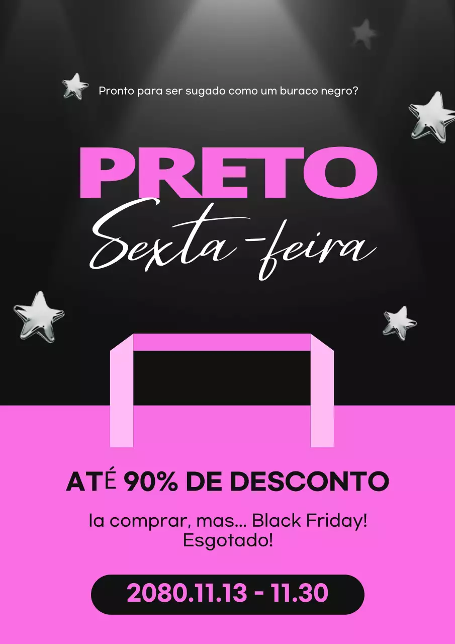 Anúncio de venda da Black Modern