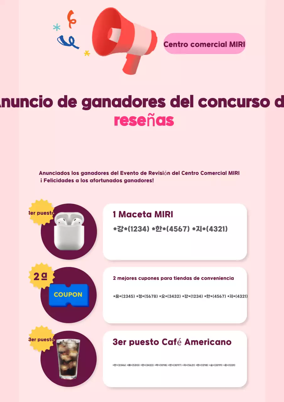 Promociona tu evento Pink Tidy