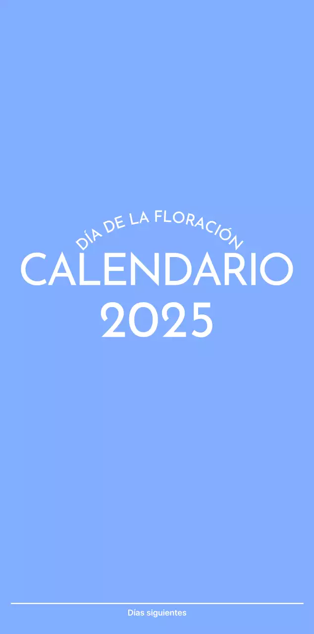 Calendario fotográfico de seguimiento de objetivos con un toque de azul
