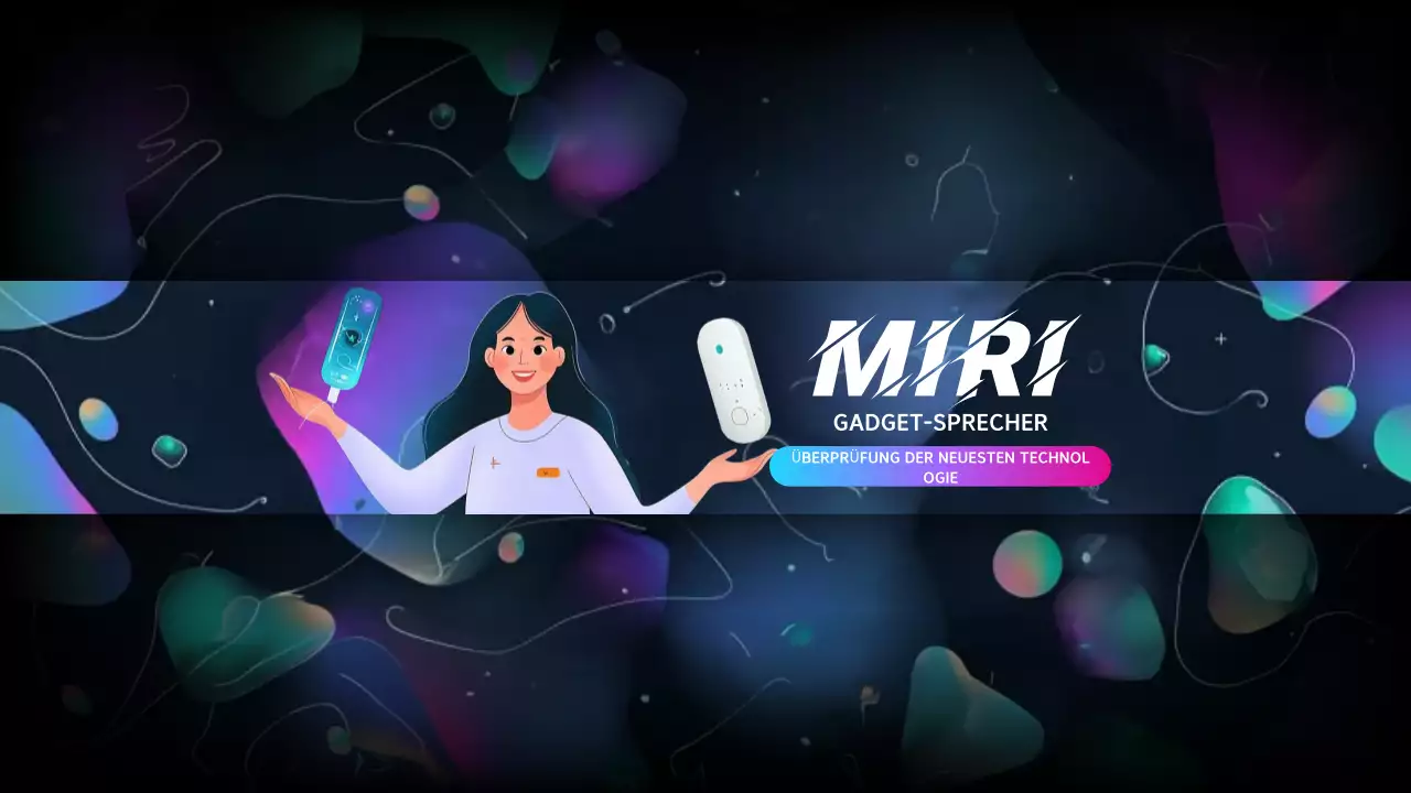 Buntes modernes Gadget aWerbung