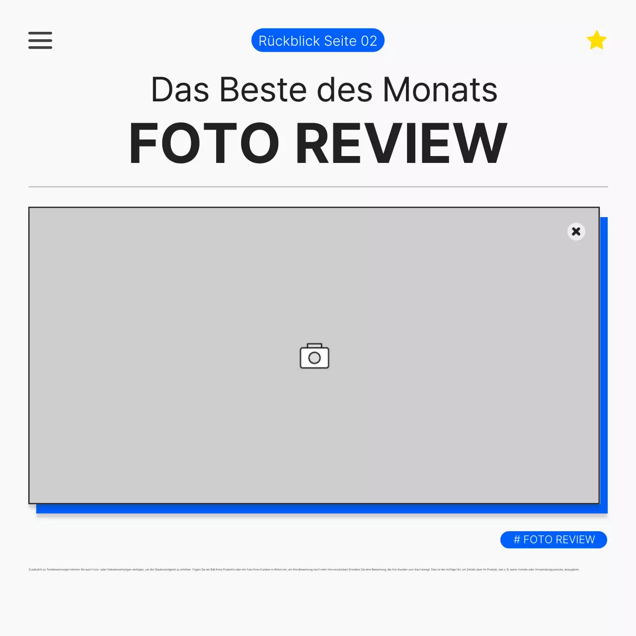 Black Modern Review-Anzeigen