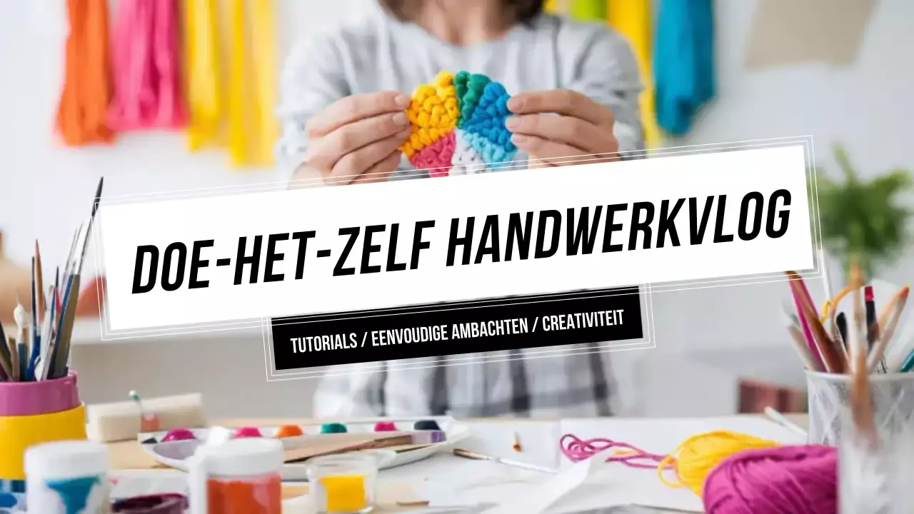 rood blauw geel diy knutsel vlog