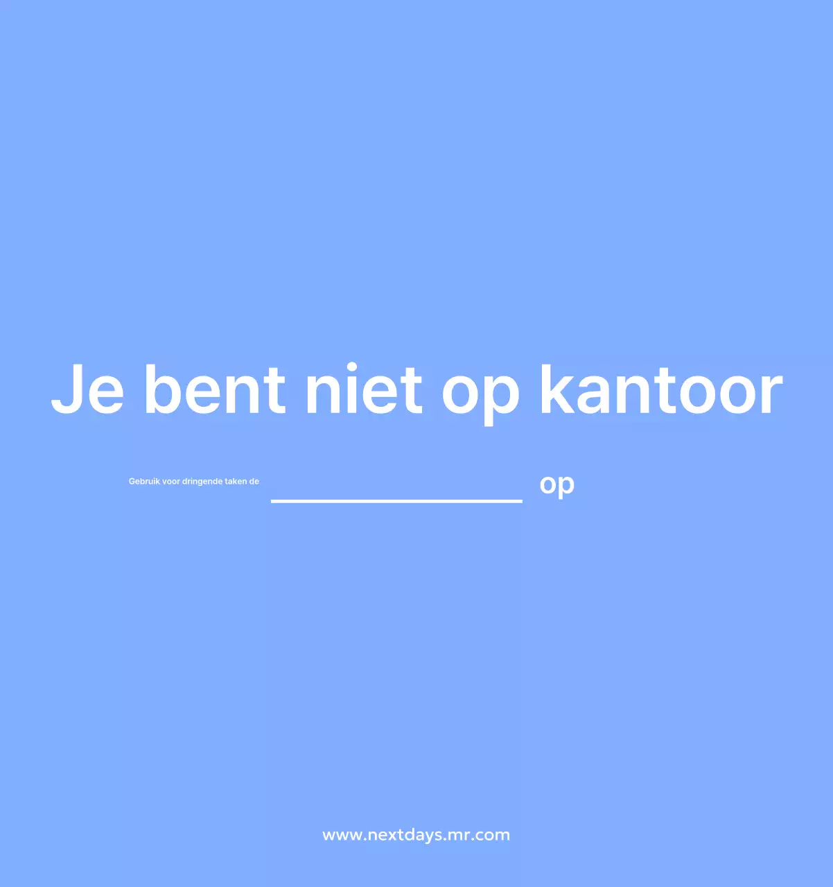 Photo goal tracker kalender met een vleugje blauw