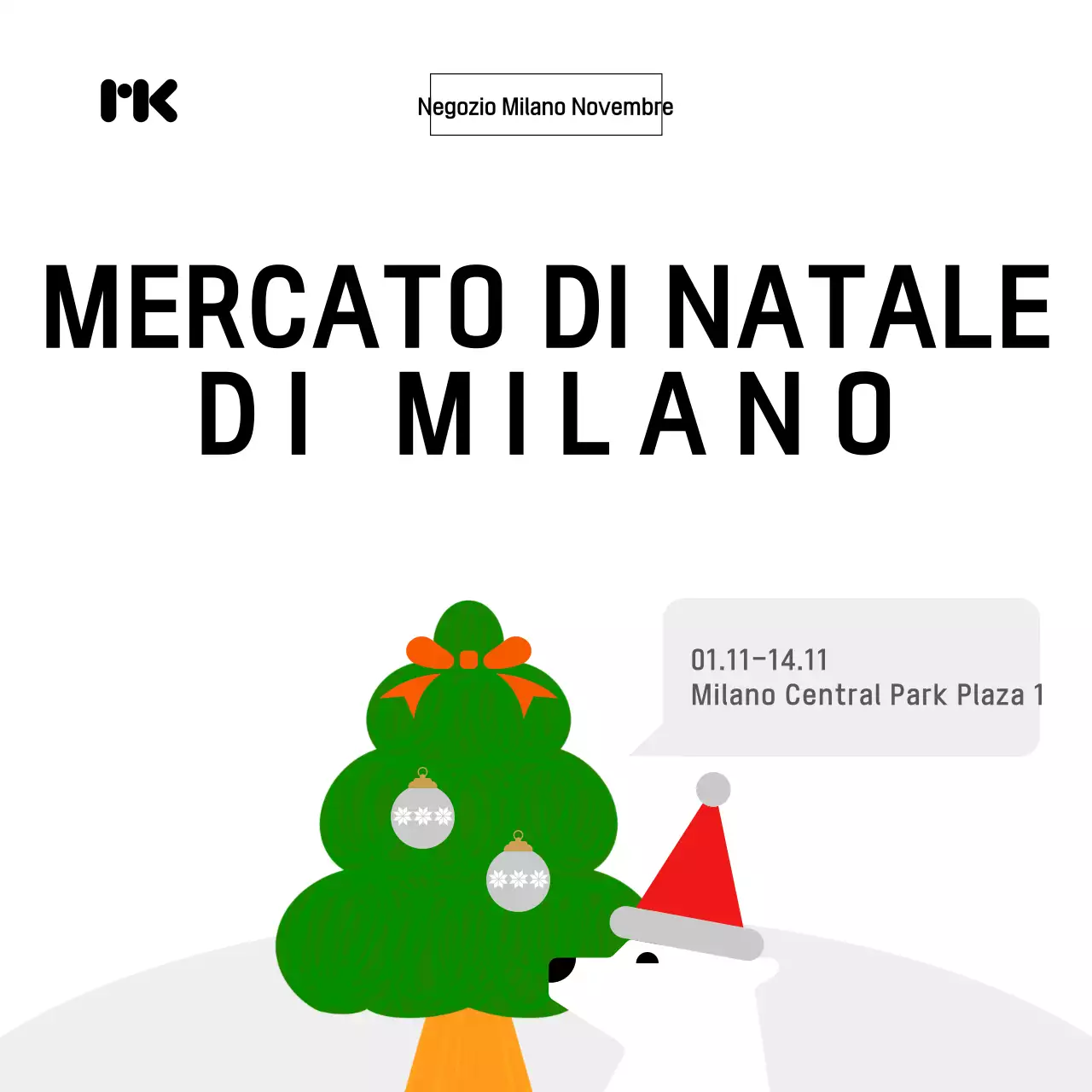 Celebrazione del Natale verde e semplice