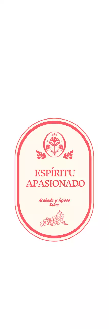 Logotipo rojo de diseño vintage