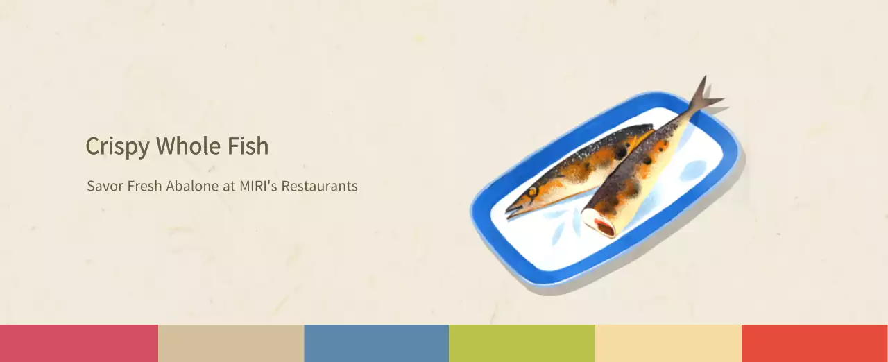 Beige Traditional Food Calendar