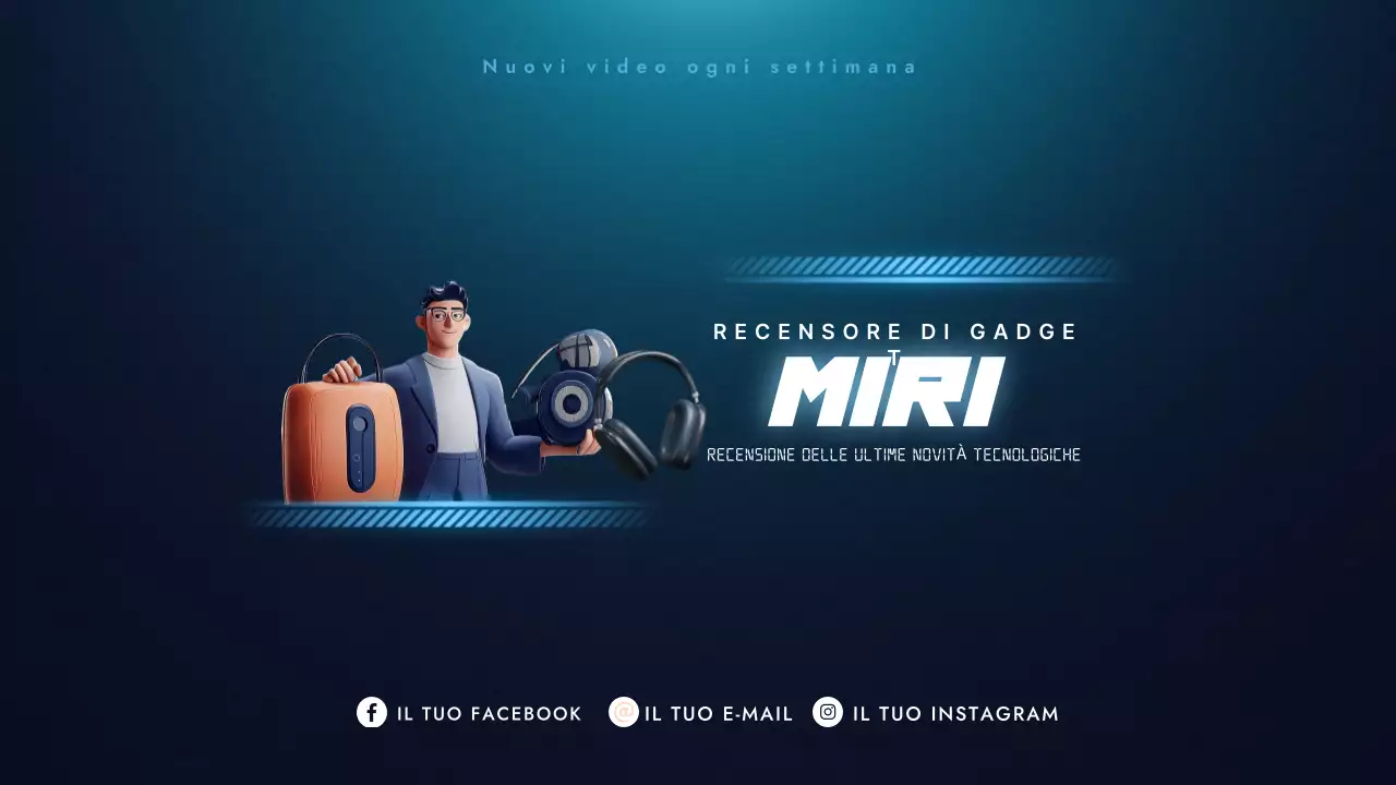 Promozione della tecnologia moderna blu