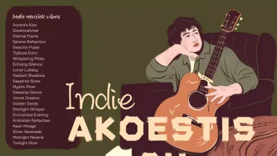 bruine retro muziek afspeellijst