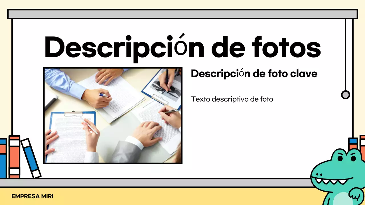 Explicación de la presentación de Mint Simple