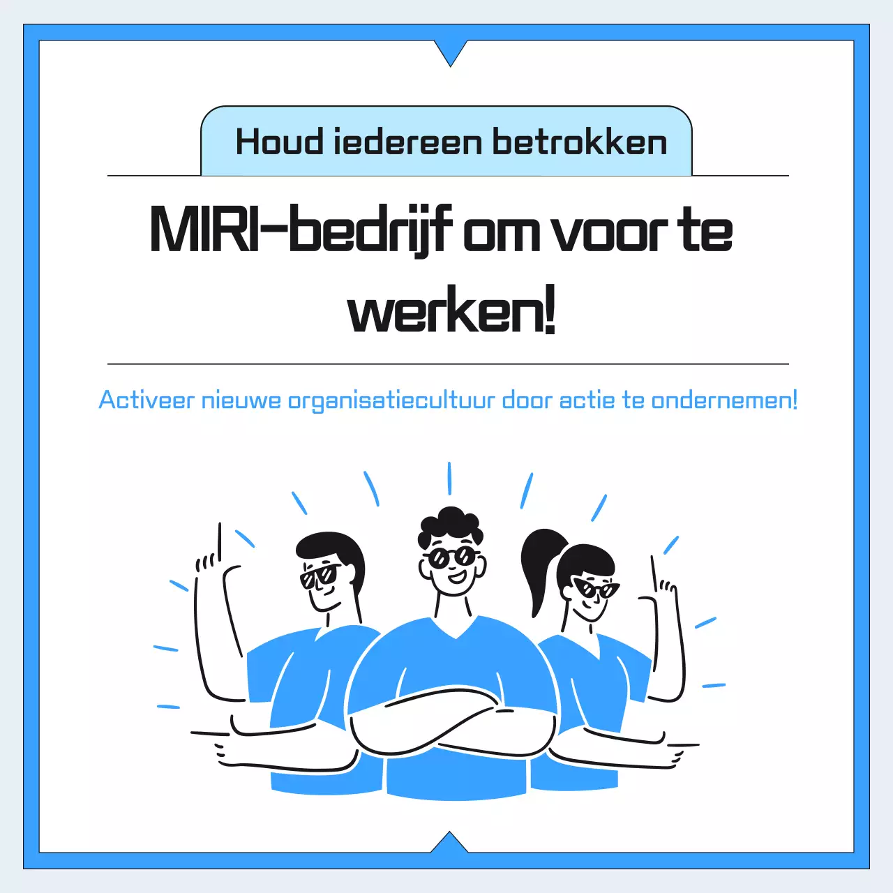 Blauwe gids voor moderne werkcultuur