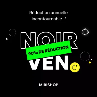 Black Modern Sale Ad