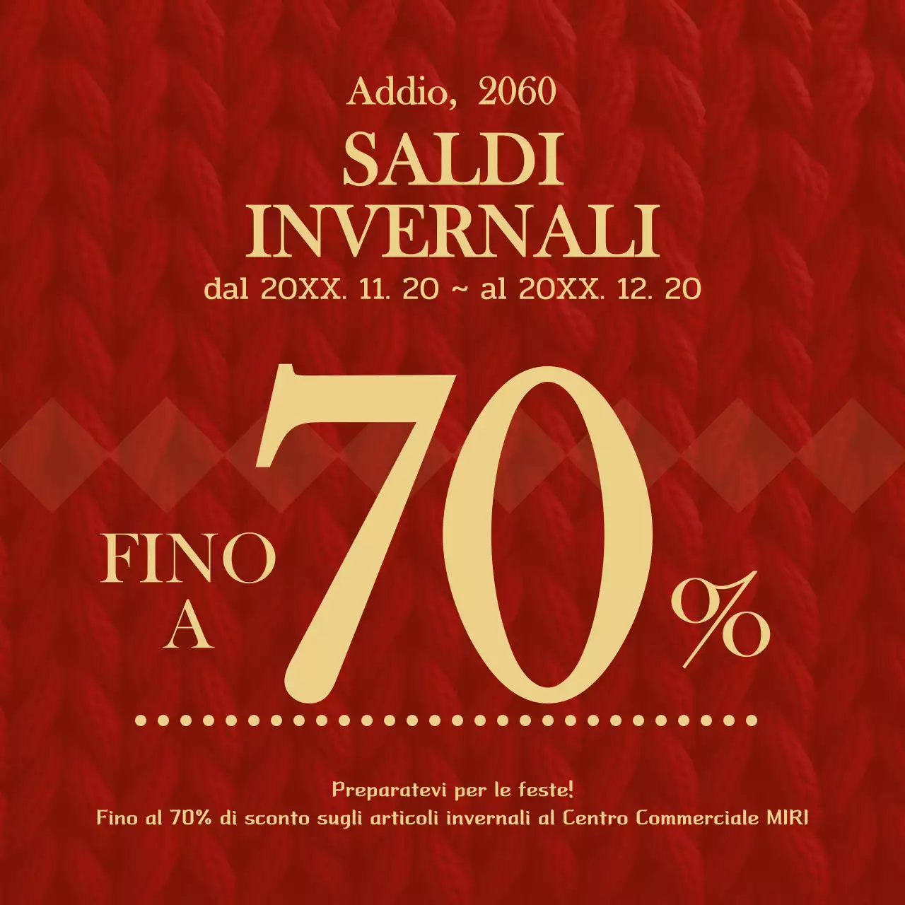 Vendita invernale Red Vintage