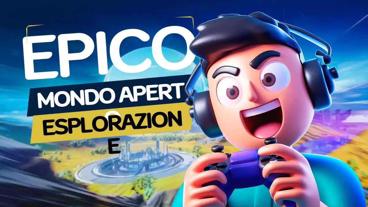 Pubblicità di gioco moderna blu