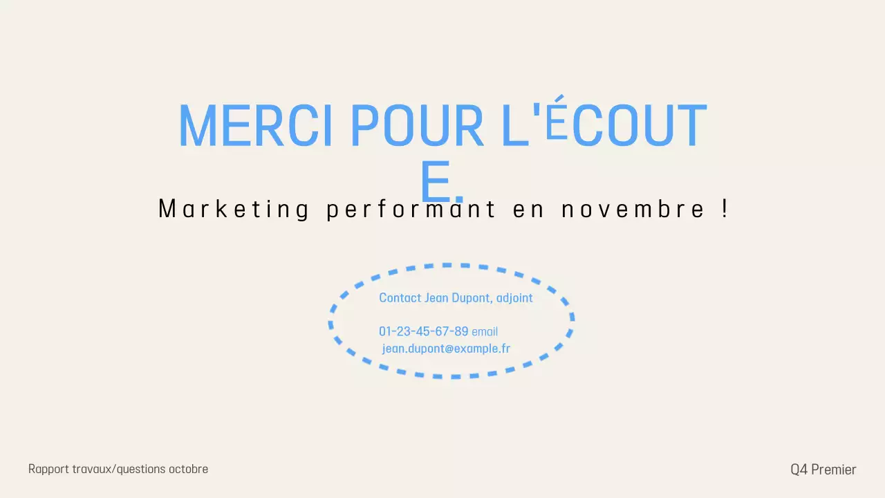 Fournir des informations sur le rapport Ivory Modern