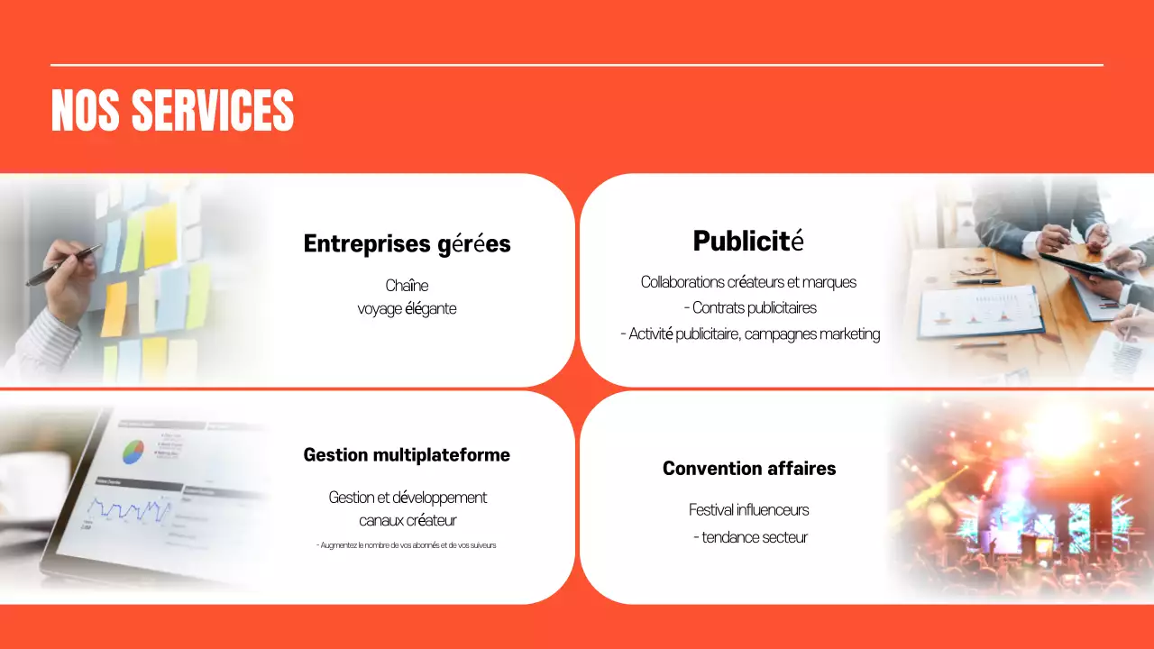 Promouvoir les divertissements rétro et kitsch à l'orange