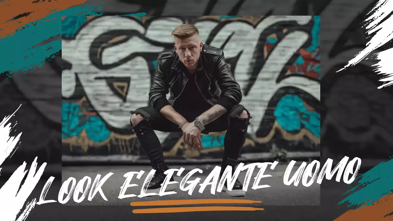 Pubblicità di moda urbana verde acqua