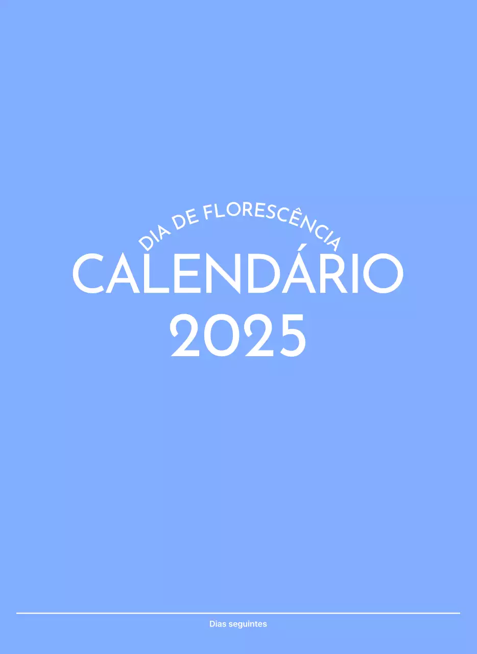 Calendário de acompanhamento de objectivos fotográficos com um toque de azul