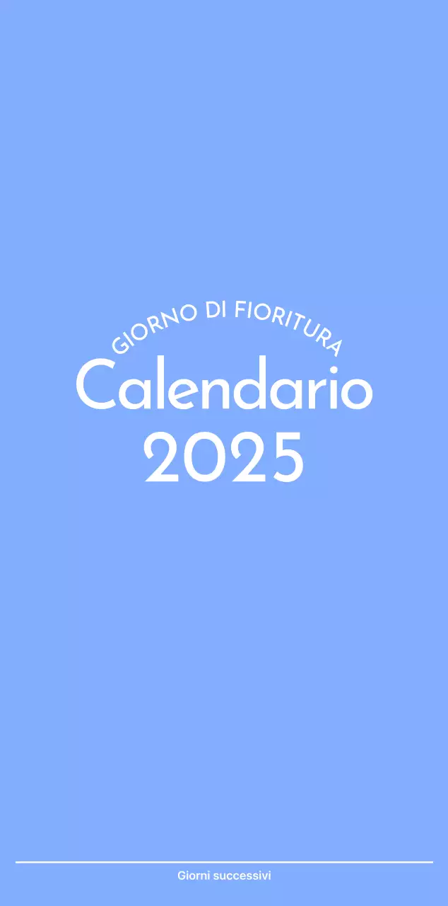 Calendario con foto tracciatore di obiettivi con un tocco di blu