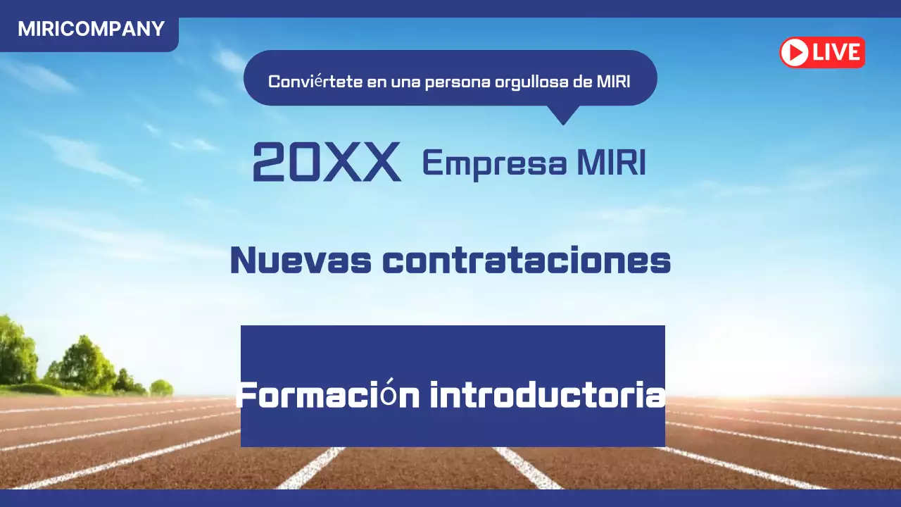 Blue Modern Contratación de becarios