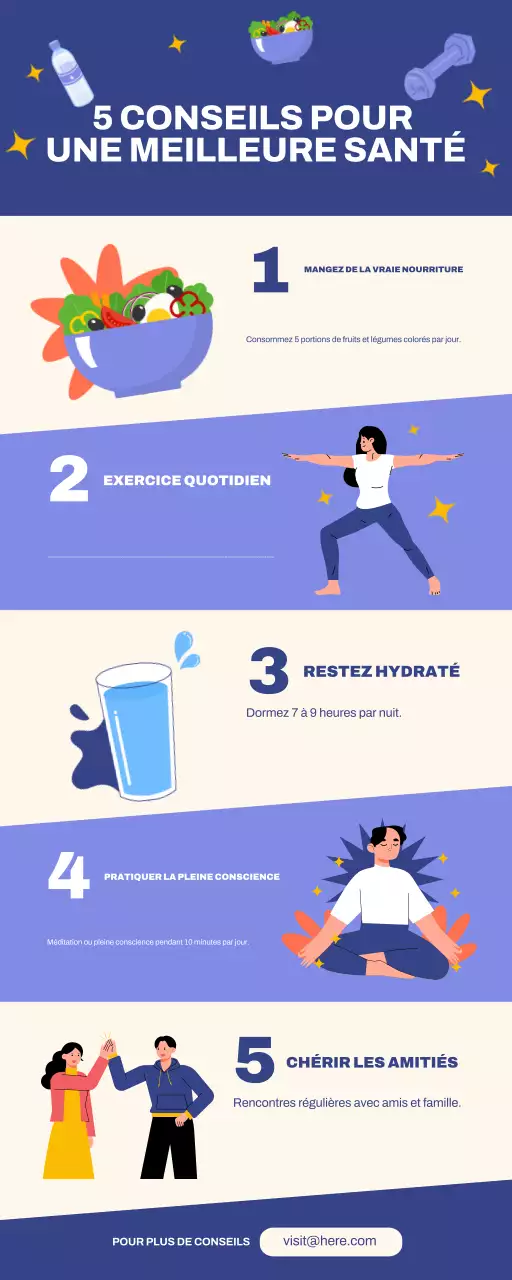 Navy Purple Modern Healthy Workout Guide and Reminder