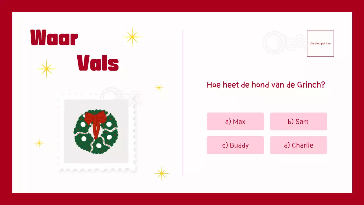 TRENDY LEUK ILLUSTRATIE KERST TRIVIA SPEL VOOR KINDEREN