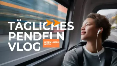 orange grau modern täglich pendeln vlog moderner stil