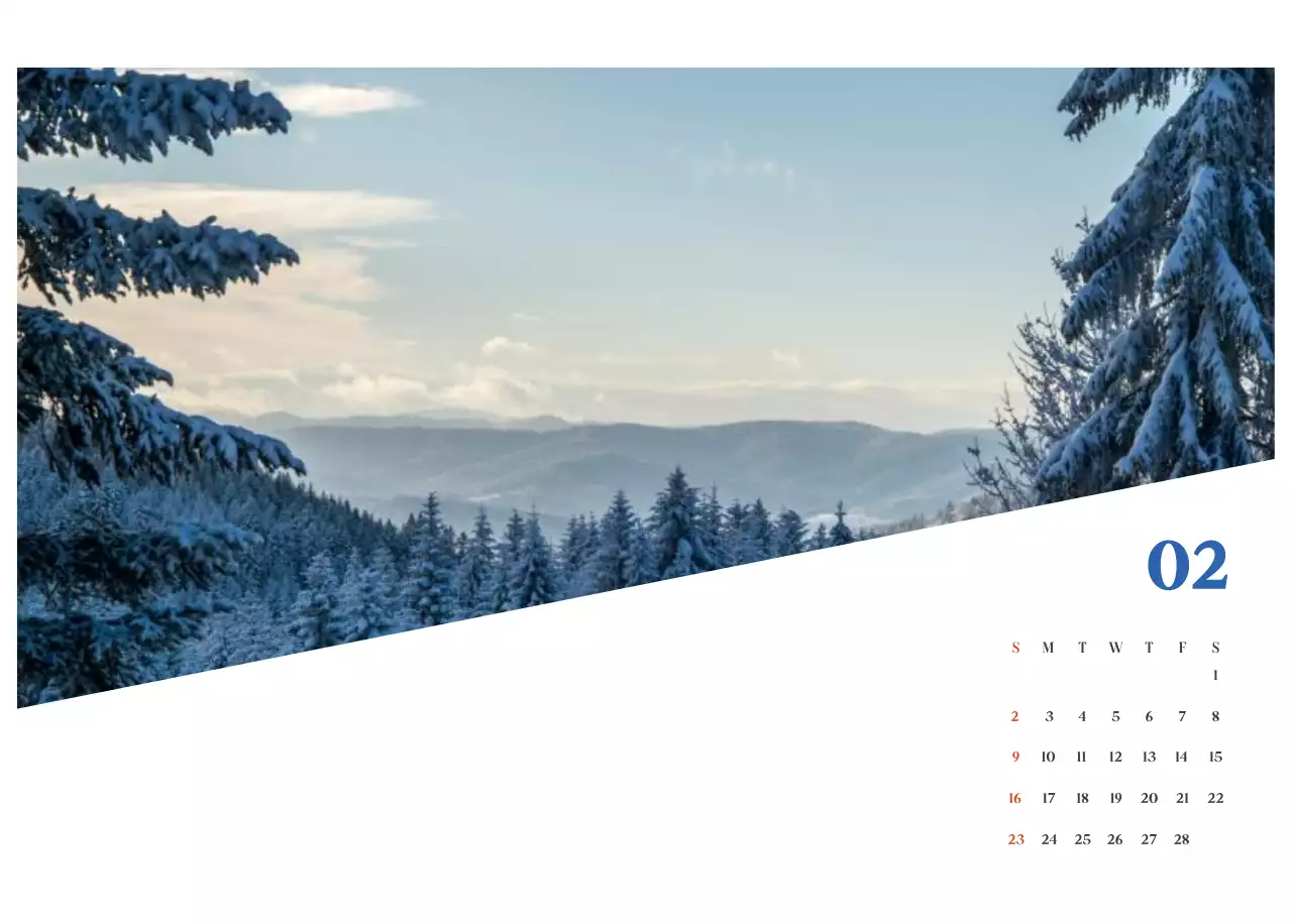 Blauer moderner Krankenhauskalender