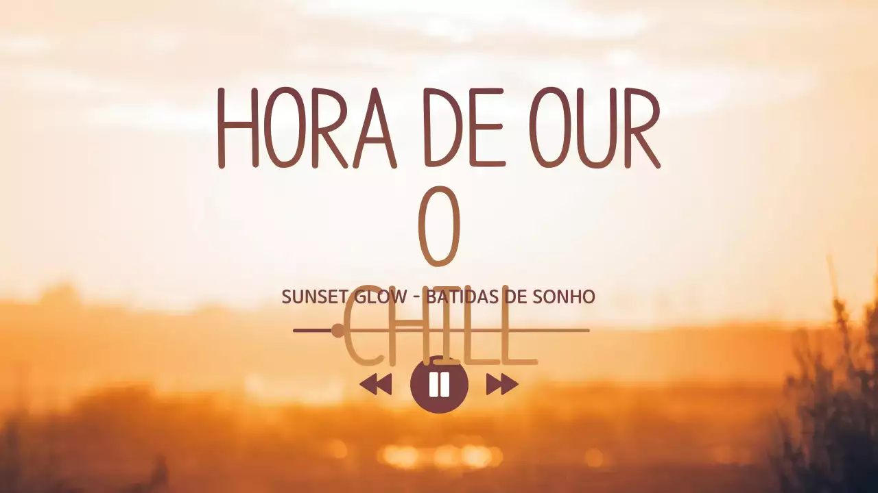 design minimalista de lista de reprodução em laranja