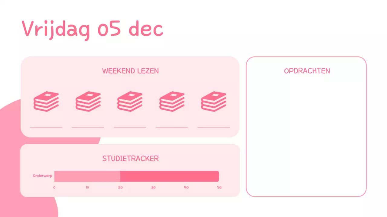 pastel les agenda leuke presentatie