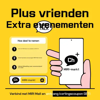 Geel modern promotie-evenement