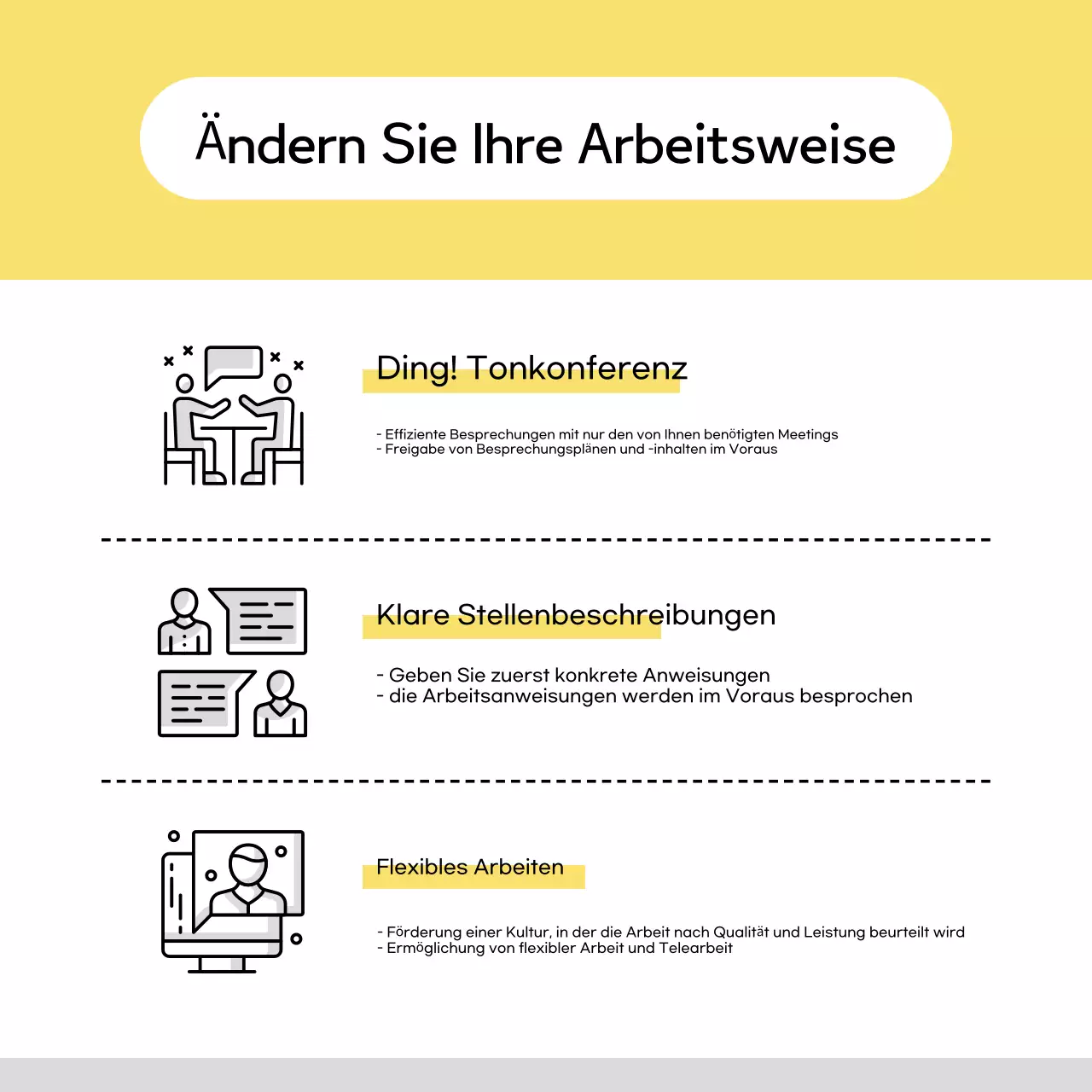 Gelb Einfaches Firmenhandbuch