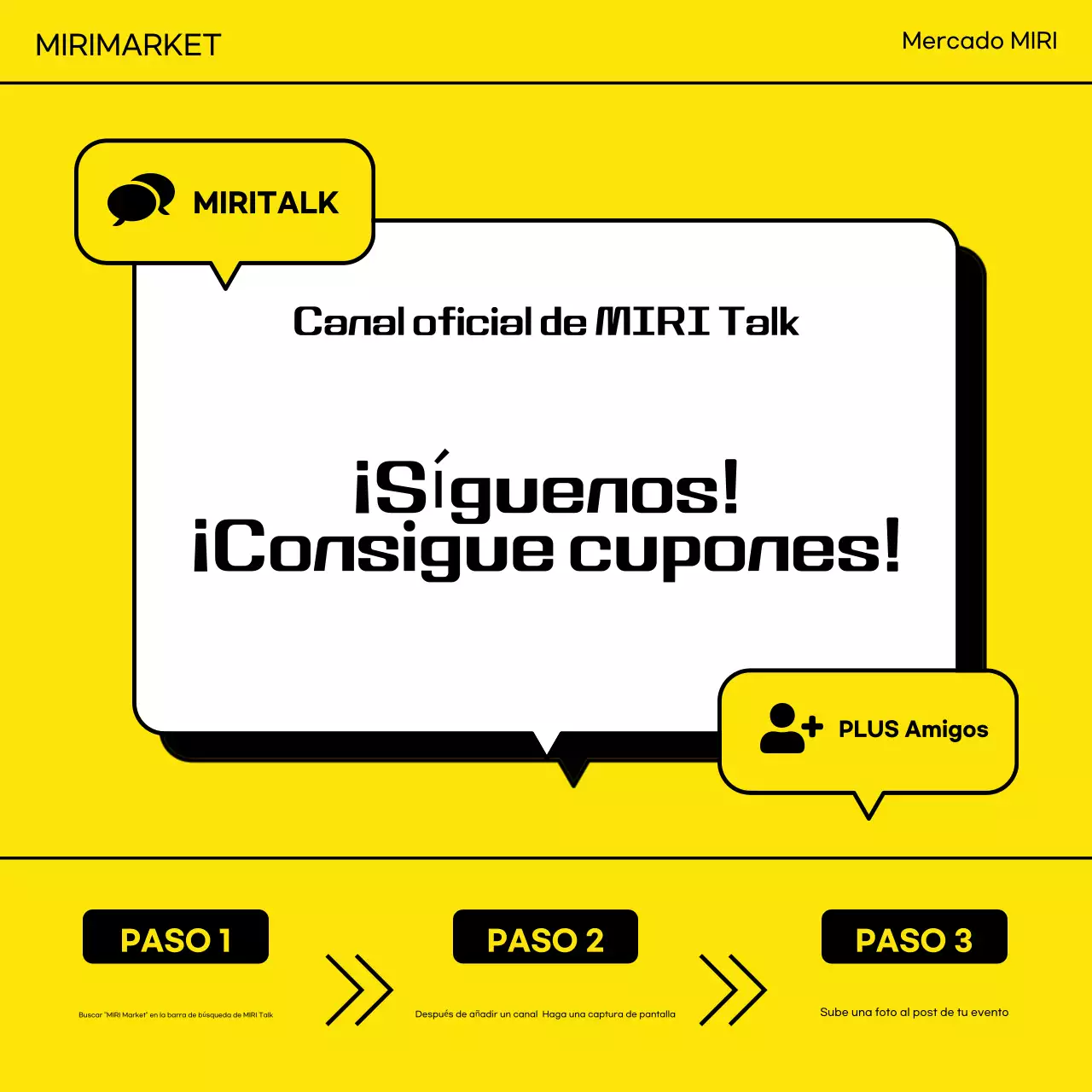 Evento promocional Yellow Modern