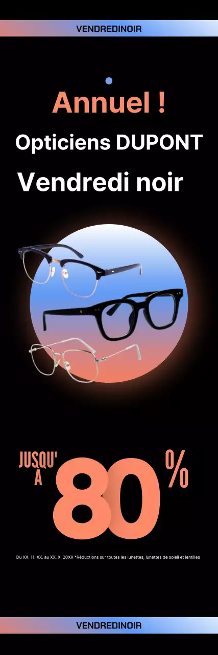 Opticiens Black Modern Black Friday