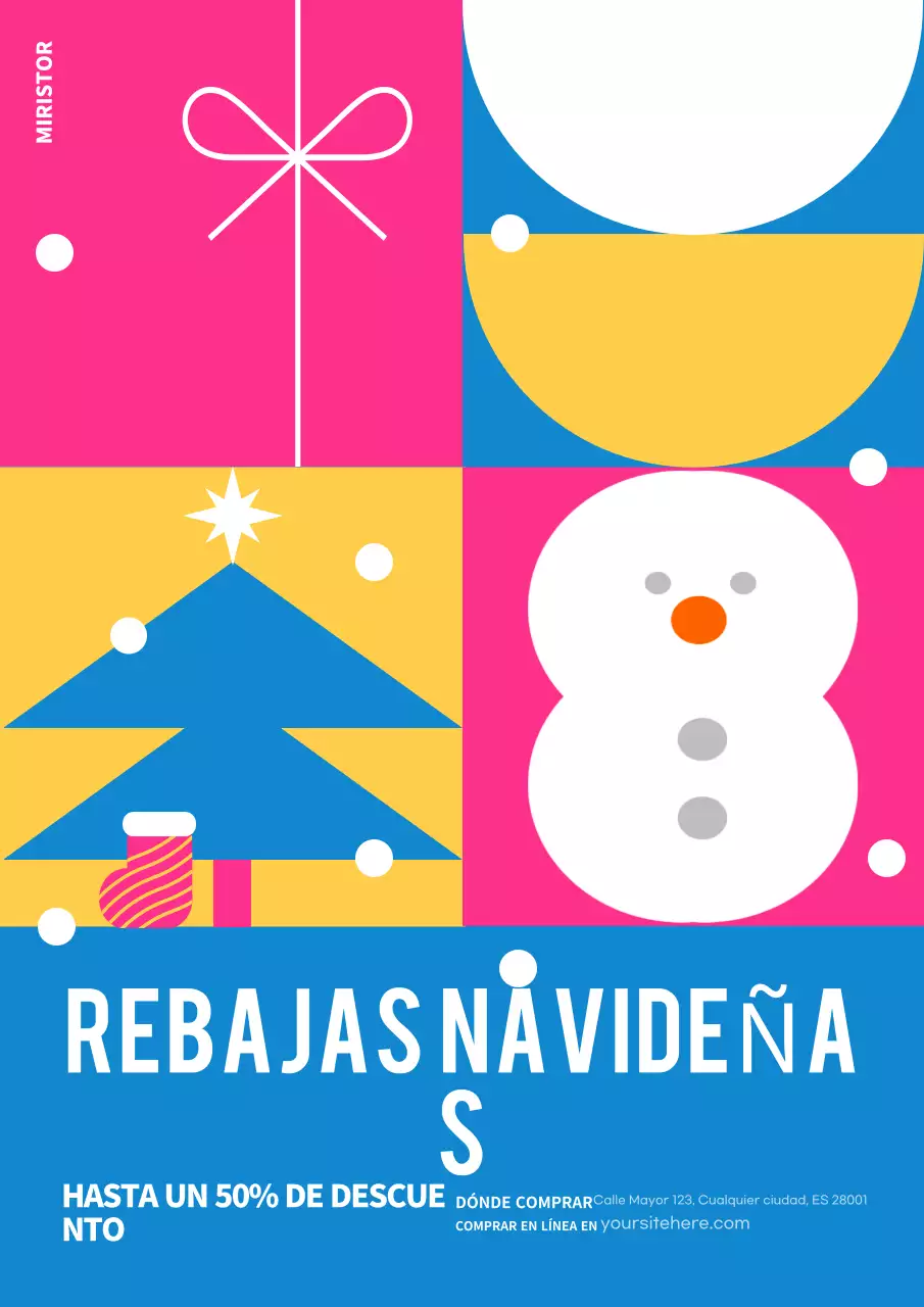 rosa moderna promoción de vacaciones