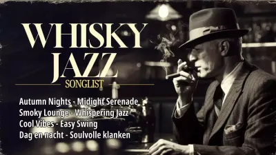 zwarte vintage jazz afspeellijst