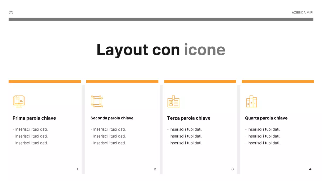 Un semplice rapporto di lavoro in giallo e grigio