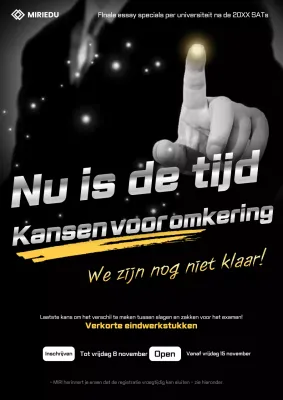 Advertenties voor zwart en zilver geaccentueerde proefschriftcolleges