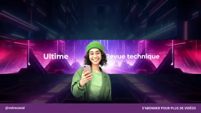 violet futuriste tech vlog youtube channel art