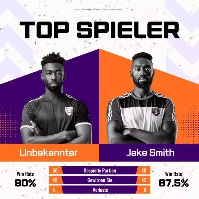 Sport Top Spieler Vergleich Ankündigung