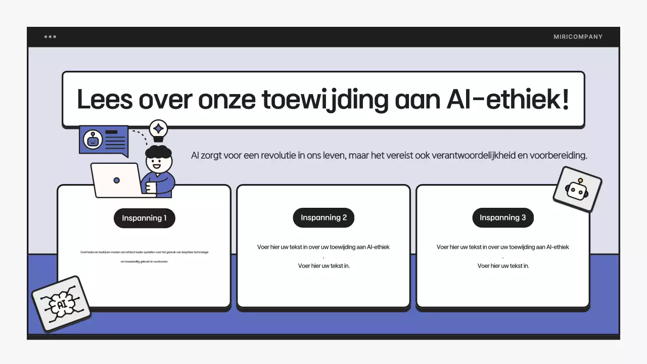 Eenvoudige AI-alfabetiseringstraining in blauw en zwart