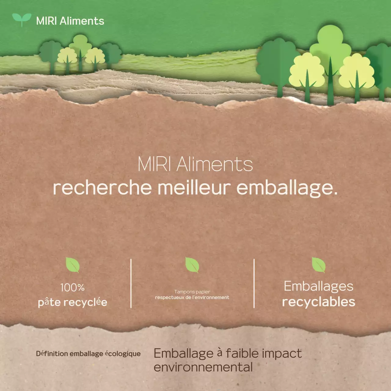 Publicité verte pour la protection de la nature