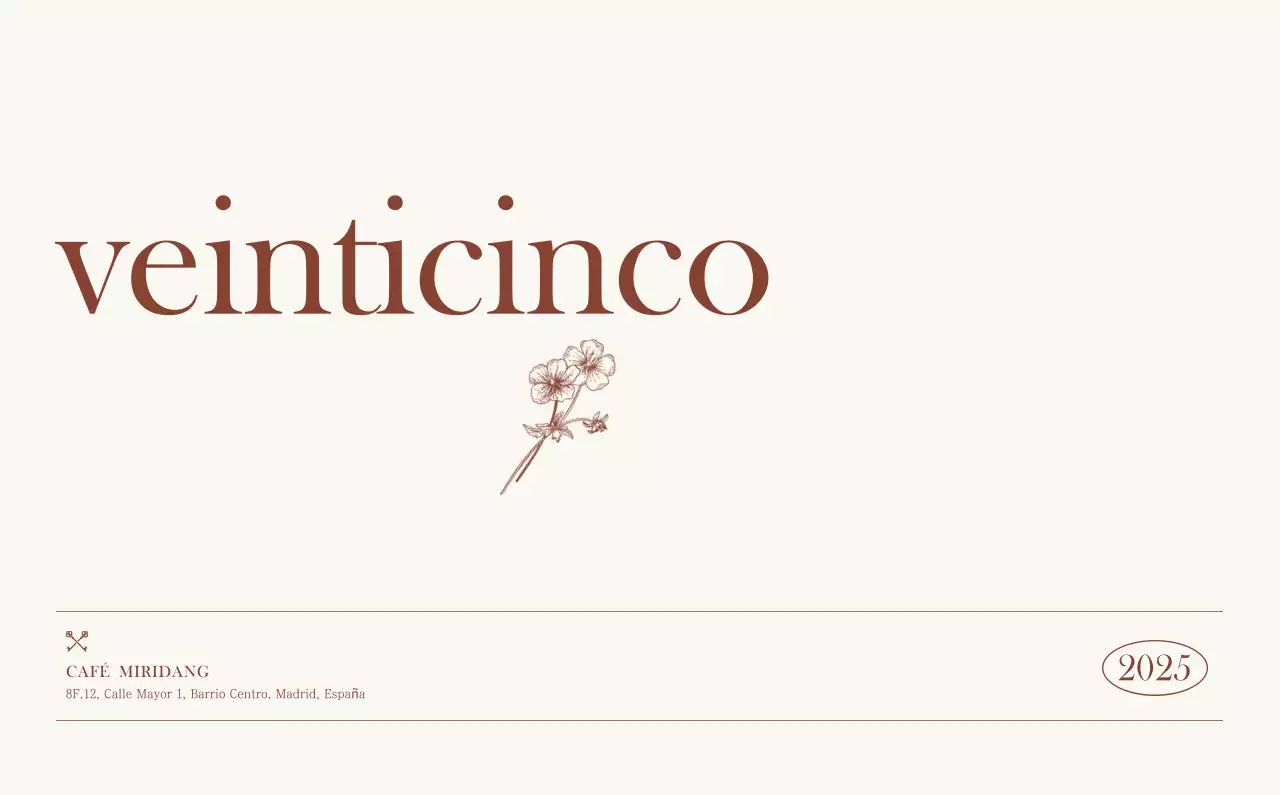 Promover Beige Vintage Cafe