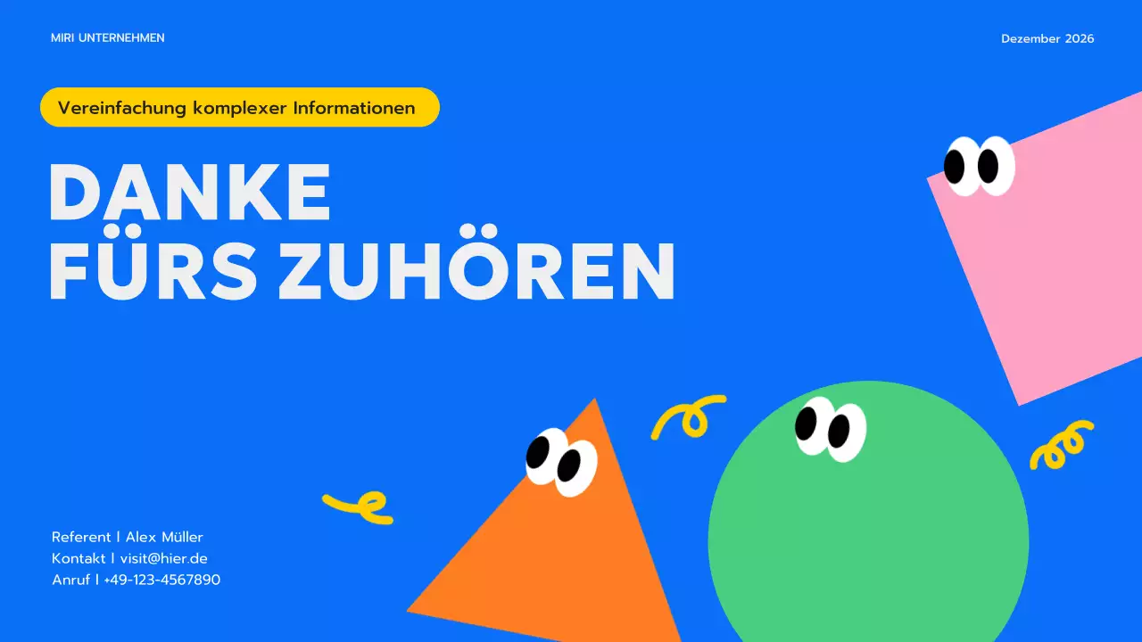 blaue moderne Infografik Leitfaden