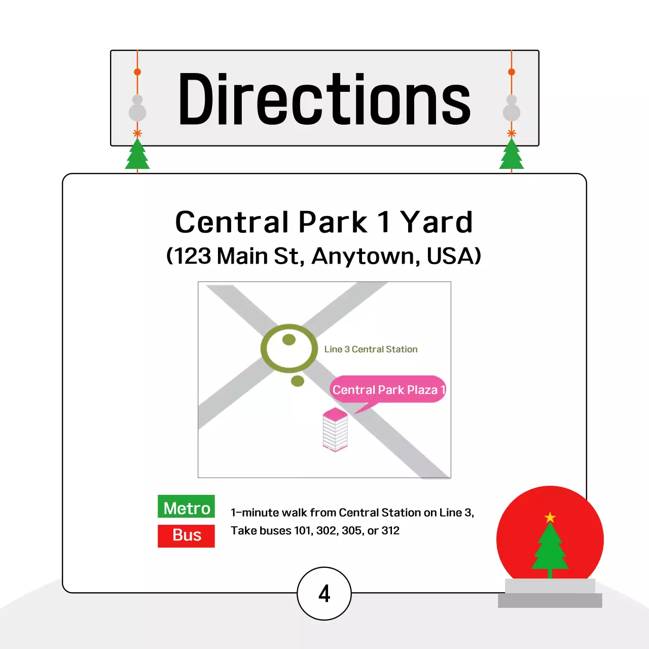 Sự kiện quảng cáo Giáng sinh tối giản màu trắng Instagram Carousel